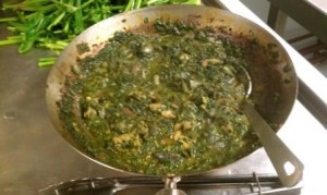 Chicken saag